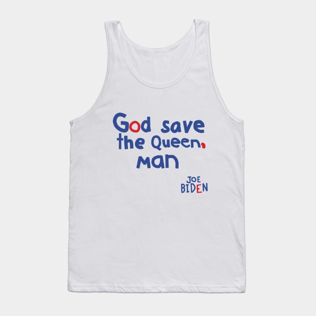 God Save The Queen Man Tank Top by ellenhenryart